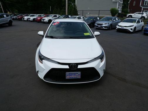 White 2022 Toyota Corolla LE