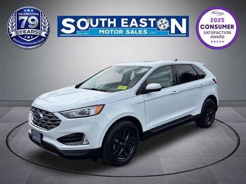 White 2021 Ford Edge SEL
