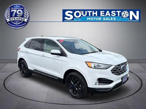 White 2021 Ford Edge SEL