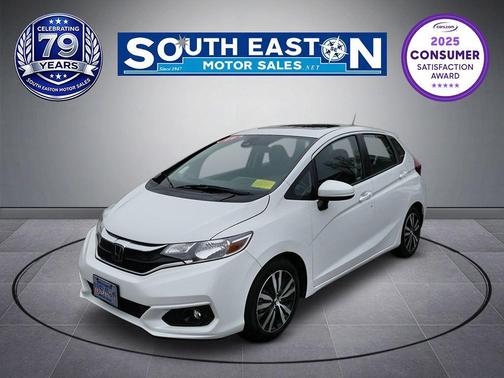 White 2019 Honda Fit EX