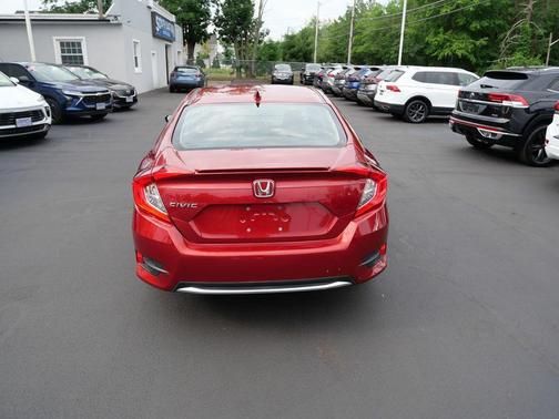 Orange 2020 Honda Civic EX