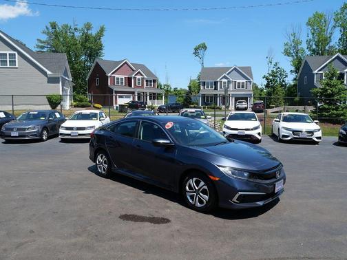 Blue 2020 Honda Civic LX