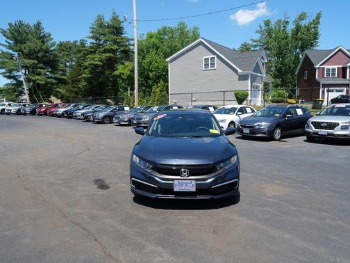 Blue 2020 Honda Civic LX