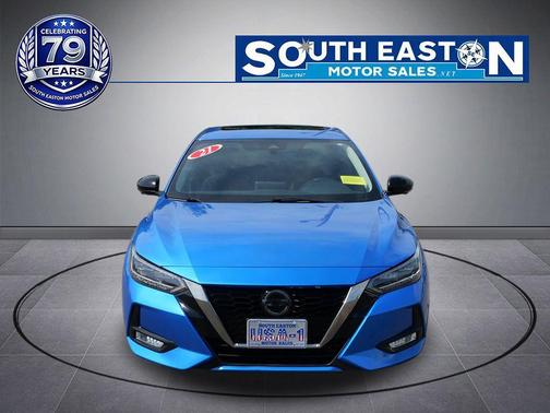 Electric Blue Metallic 2021 Nissan Sentra SR
