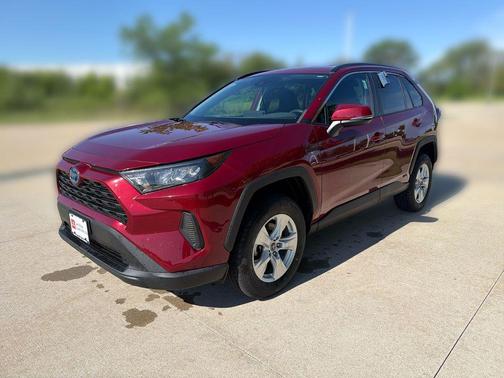 Ruby Flare Pearl 2021 Toyota RAV4 Hybrid LE