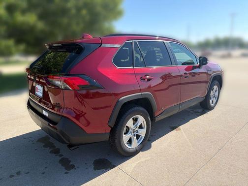 Ruby Flare Pearl 2021 Toyota RAV4 Hybrid LE