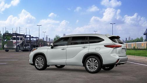Wind Chill Pearl 2026 Toyota Highlander Hybrid Platinum