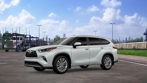 Wind Chill Pearl 2026 Toyota Highlander Hybrid Platinum