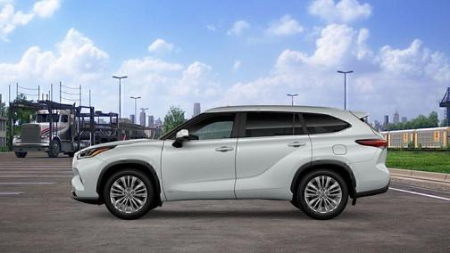 Wind Chill Pearl 2026 Toyota Highlander Hybrid Platinum