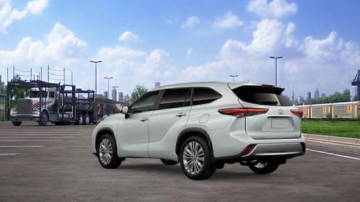 Wind Chill Pearl 2026 Toyota Highlander Hybrid Platinum