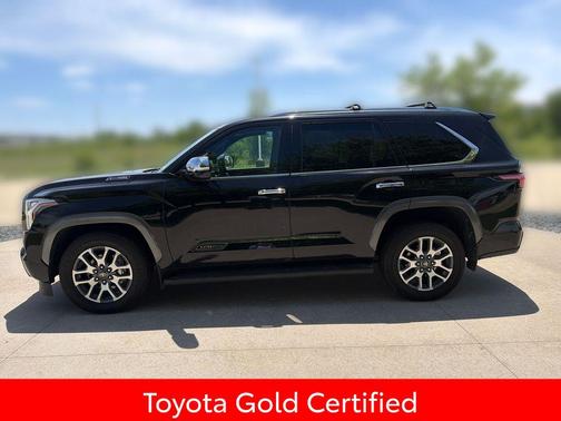 Midnight Black Metallic 2025 Toyota Sequoia 1794 Edition