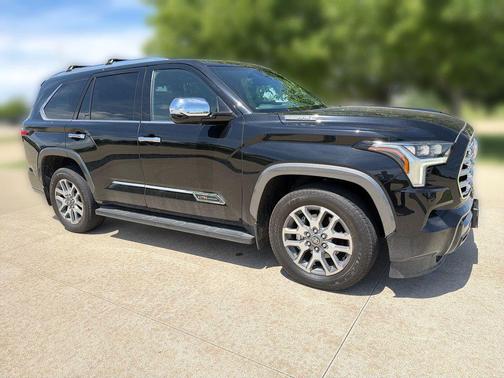 Midnight Black Metallic 2025 Toyota Sequoia 1794 Edition