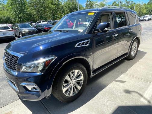 Hermosa Blue 2017 INFINITI QX80 Base