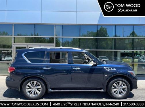 Hermosa Blue 2017 INFINITI QX80 Base