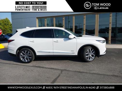 Platinum White Pearl 2022 Acura MDX Technology Package