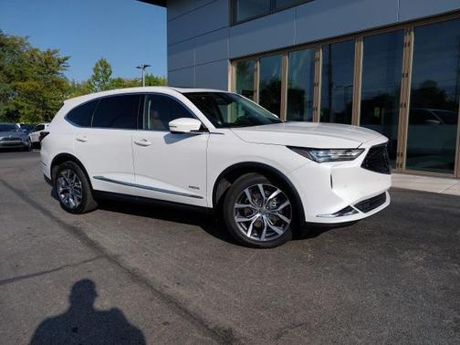 Platinum White Pearl 2022 Acura MDX Technology Package