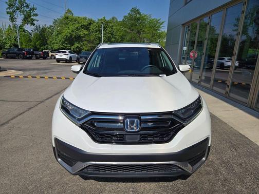 Platinum White Pearl 2021 Honda CR-V Hybrid Touring