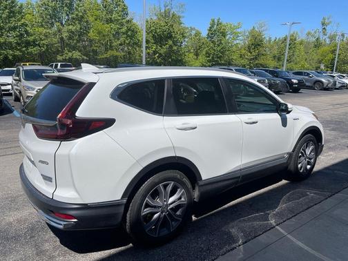Platinum White Pearl 2021 Honda CR-V Hybrid Touring