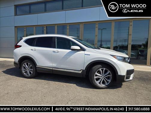 Platinum White Pearl 2021 Honda CR-V Hybrid Touring