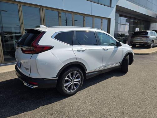 Platinum White Pearl 2021 Honda CR-V Hybrid Touring