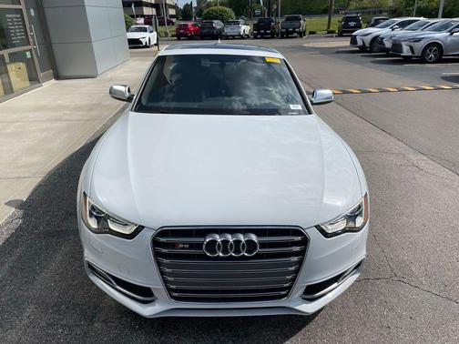 Glacier White Metallic/Black Roof 2013 Audi S5 3.0T Prestige