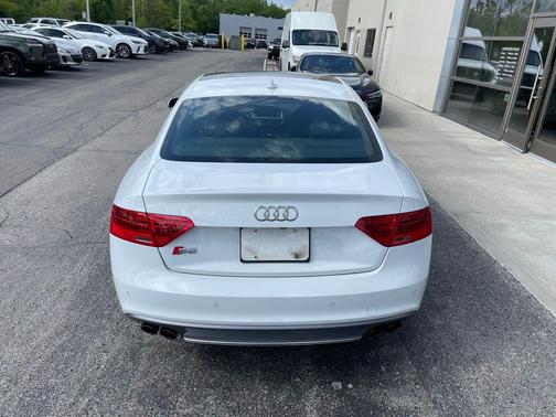 Glacier White Metallic/Black Roof 2013 Audi S5 3.0T Prestige