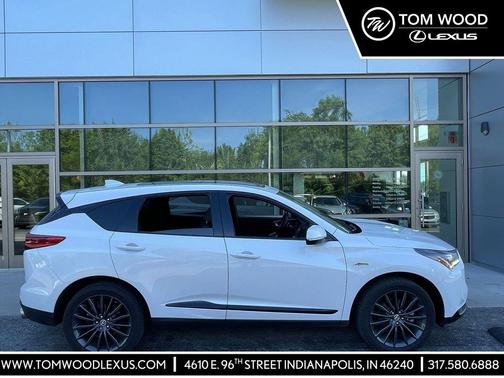 Platinum White Pearl 2023 Acura RDX A-Spec Advance Package