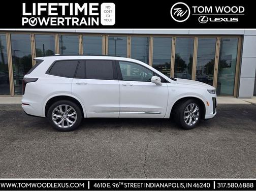 Crystal White Tricoat 2020 Cadillac XT6 Sport AWD
