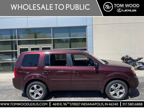 Maroon 2014 Honda Pilot EX-L