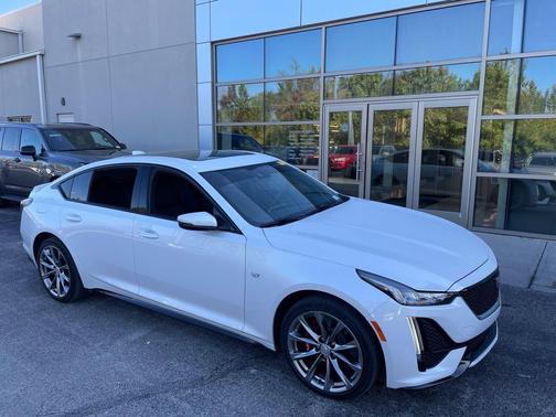 Crystal White Tricoat 2020 Cadillac CT5 Sport RWD