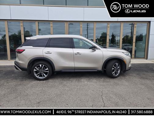 Warm Titanium 2024 INFINITI QX60 Luxe