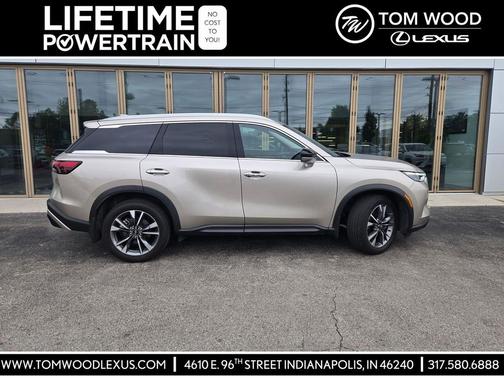 Warm Titanium 2024 INFINITI QX60 Luxe