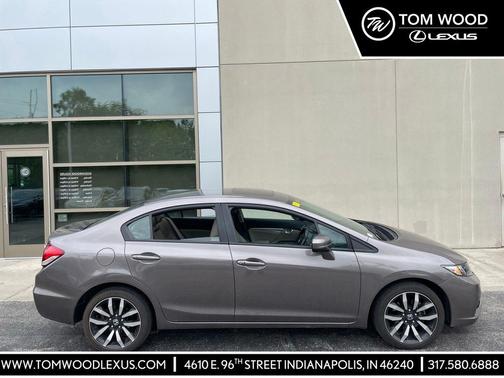 Modern Steel Metallic 2014 Honda Civic EX-L