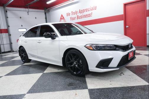 Platinum White Pearl 2024 Honda Civic Si Base
