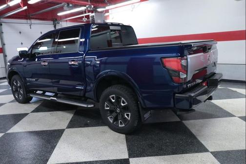 Deep Blue Pearl Metallic 2021 Nissan Titan Platinum Reserve