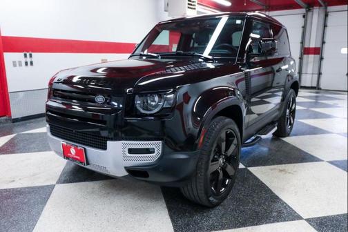 Santorini Black Metallic 2024 Land Rover Defender 90 P300 S