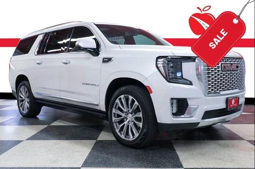 White Frost Tricoat 2021 GMC Yukon XL Denali