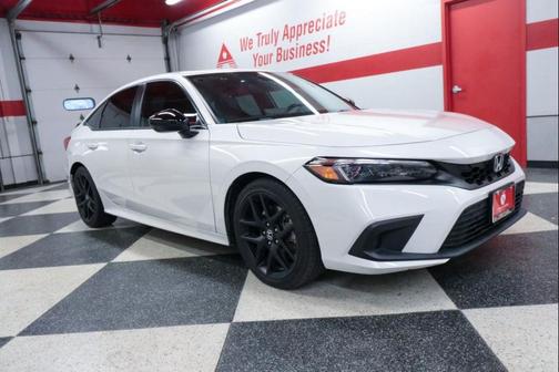 Platinum White Pearl 2023 Honda Civic Si Base