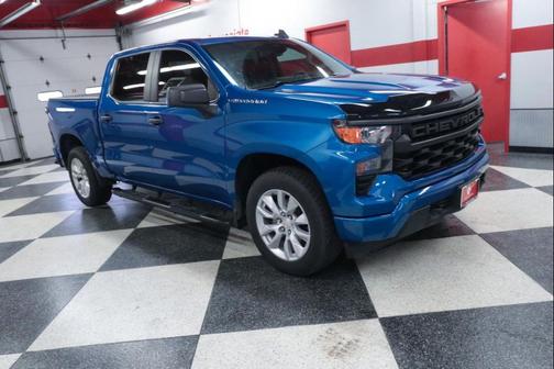 Glacier Blue Metallic 2022 Chevrolet Silverado 1500 Custom