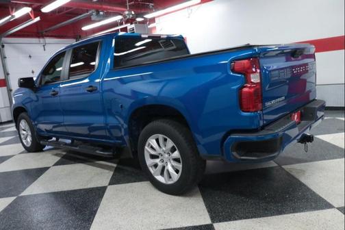 Glacier Blue Metallic 2022 Chevrolet Silverado 1500 Custom