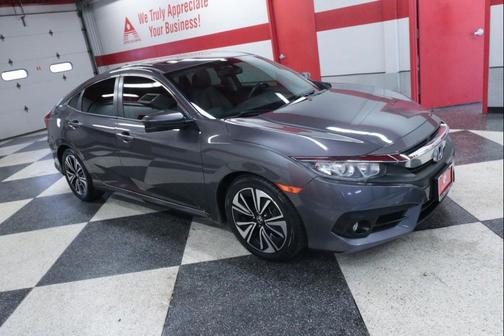 Modern Steel Metallic 2017 Honda Civic EX-L