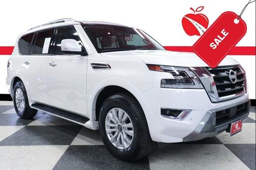 Aspen White Tricoat 2024 Nissan Armada SV 4WD