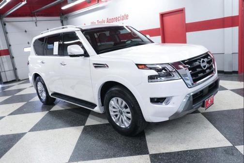 Aspen White Tricoat 2024 Nissan Armada SV 4WD