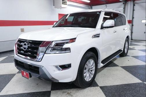 Aspen White Tricoat 2024 Nissan Armada SV 4WD