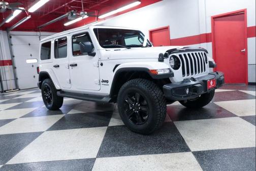 Bright White Clearcoat 2021 Jeep Wrangler Unlimited Sahara