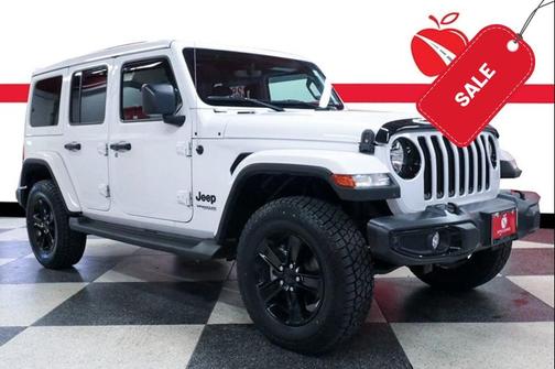 Bright White Clearcoat 2021 Jeep Wrangler Unlimited Sahara