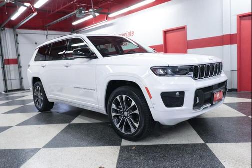 Bright White Clearcoat 2021 Jeep Grand Cherokee L Overland