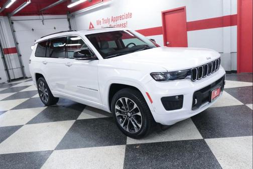 Bright White Clearcoat 2021 Jeep Grand Cherokee L Overland