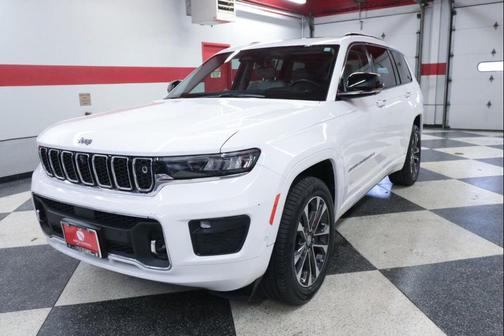 Bright White Clearcoat 2021 Jeep Grand Cherokee L Overland