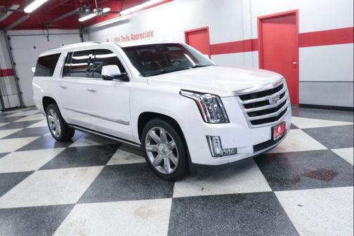 Crystal White Tricoat 2019 Cadillac Escalade ESV Premium Luxury